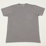 Velva Sheen Pigment Dyed Pocket T-Shirt - Grey