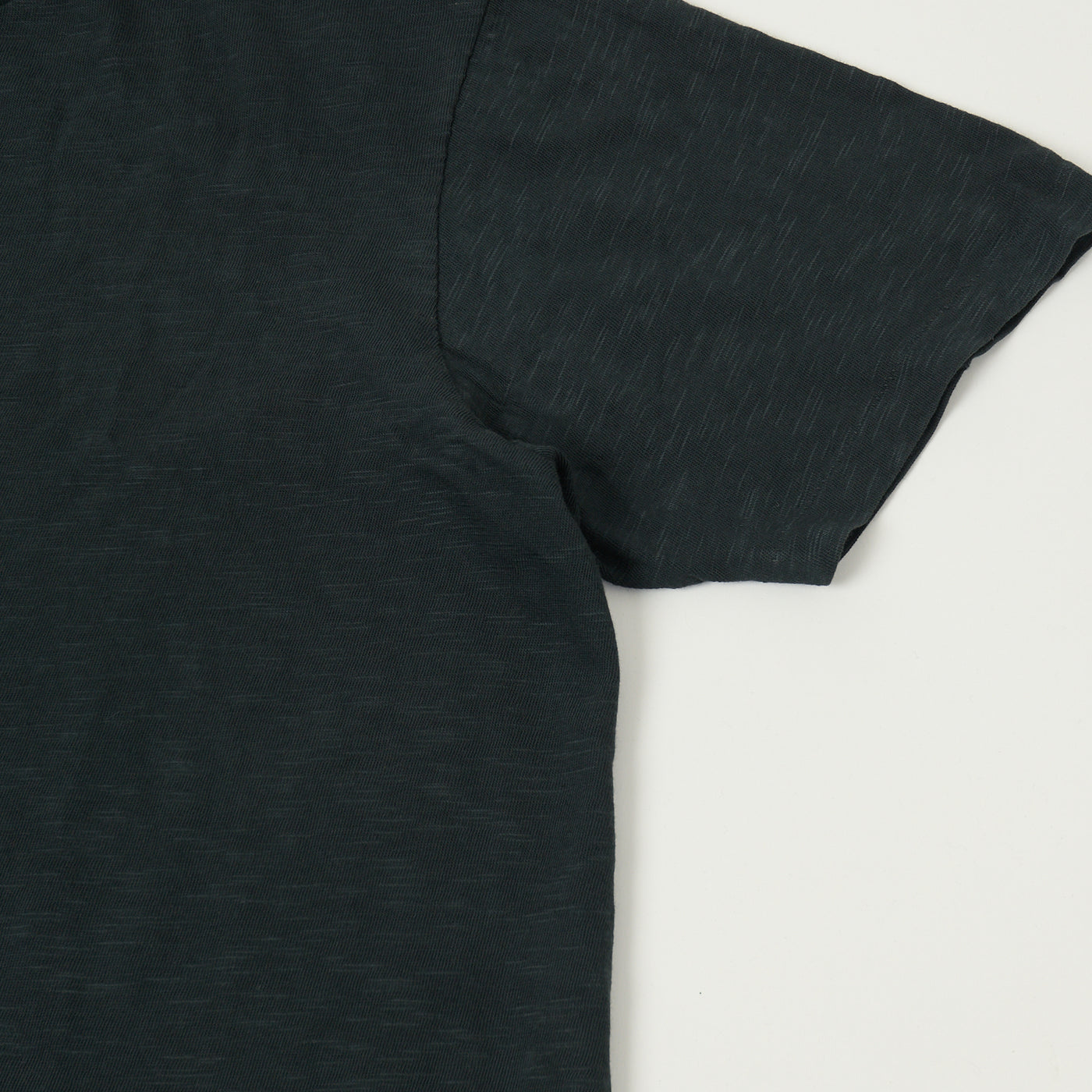 Velva Sheen Rolled Crew Neck T-Shirt - Black | SON OF A STAG