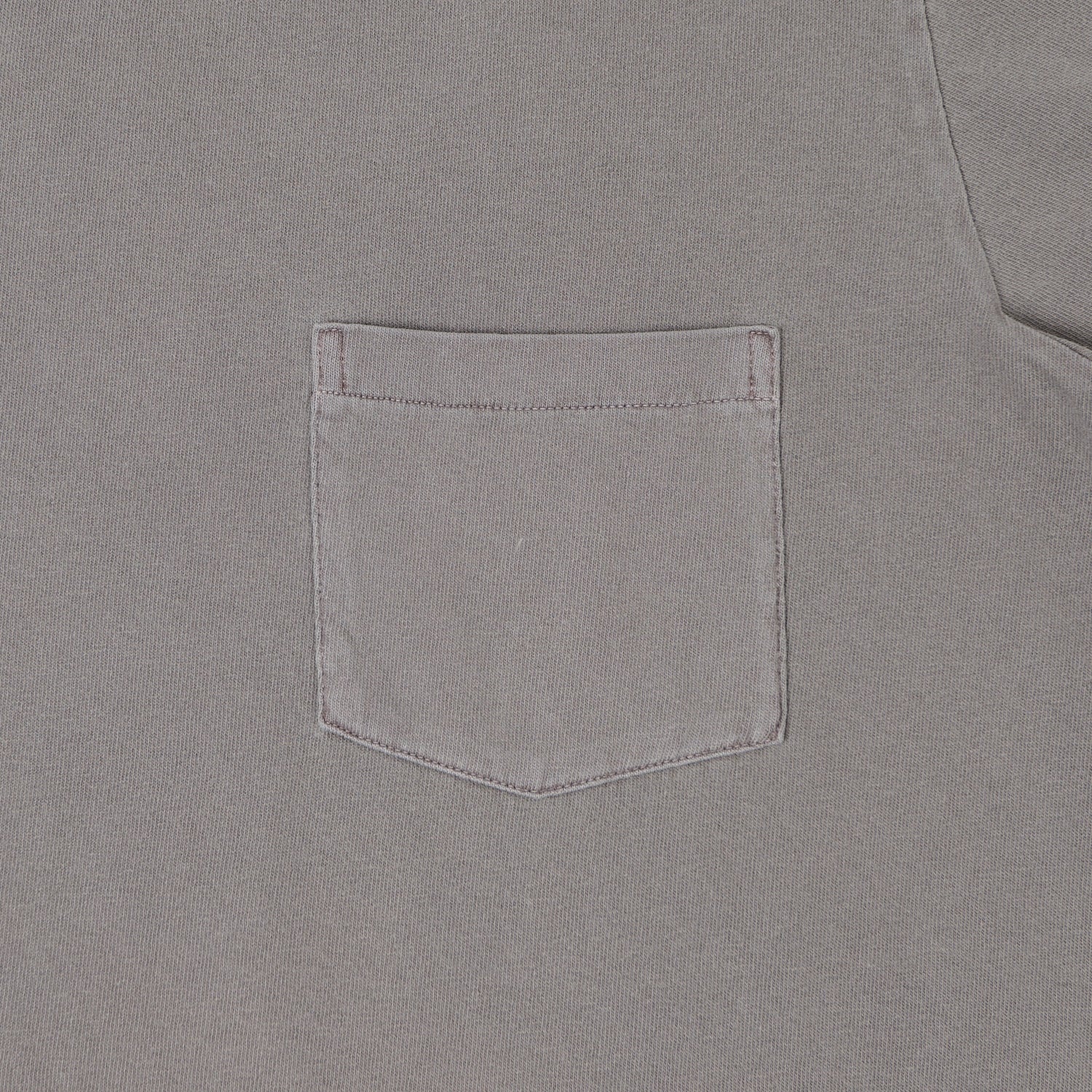 Velva Sheen Pigment Dyed Pocket T-Shirt - Grey
