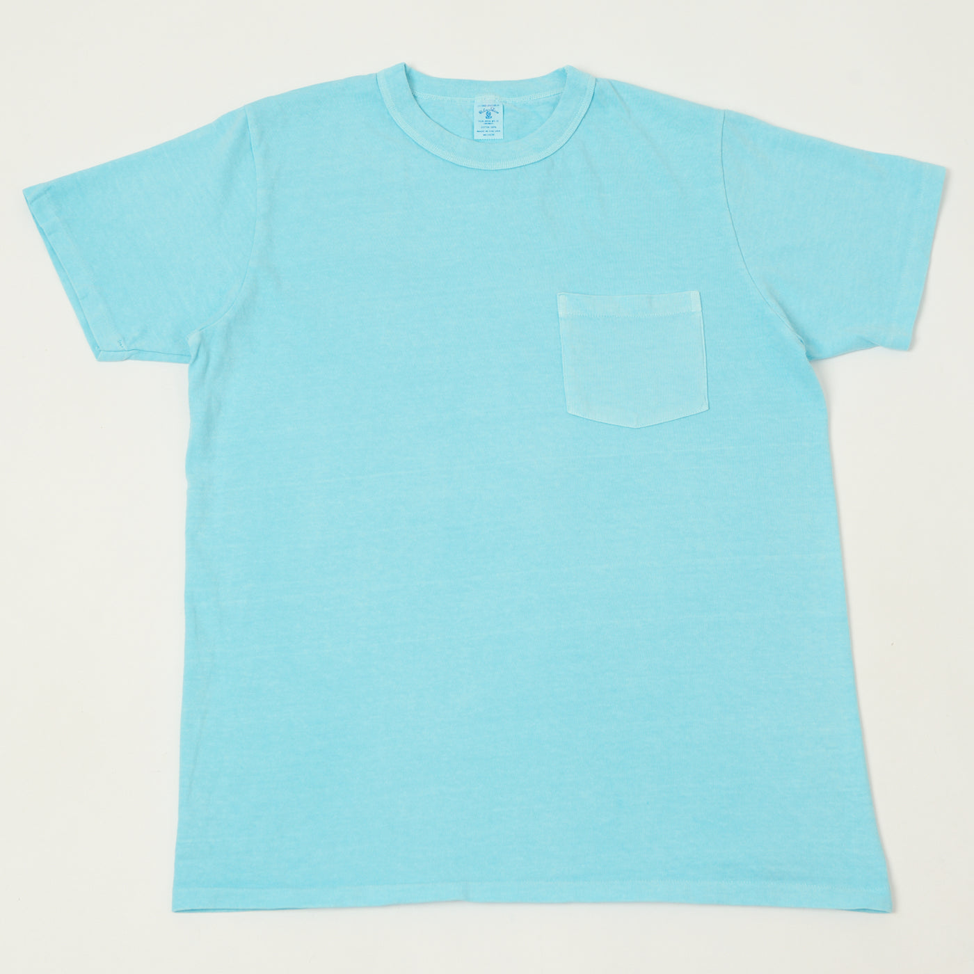 Velva Sheen Pigment Dyed Pocket T-Shirt - Teal