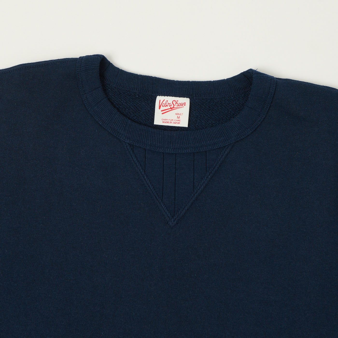 Velva Sheen Loopwheel Crew Sweat - Navy