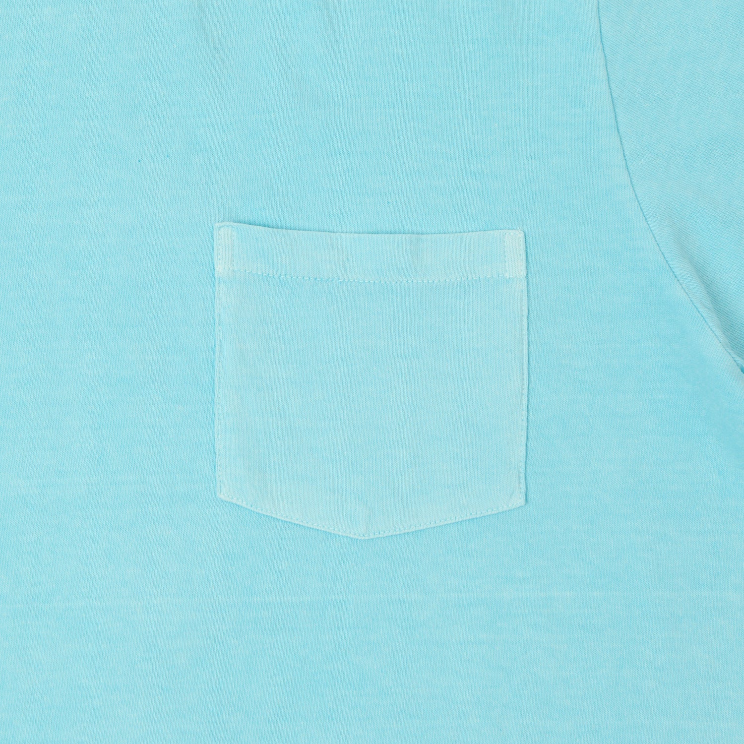 Velva Sheen Pigment Dyed Pocket T-Shirt - Teal