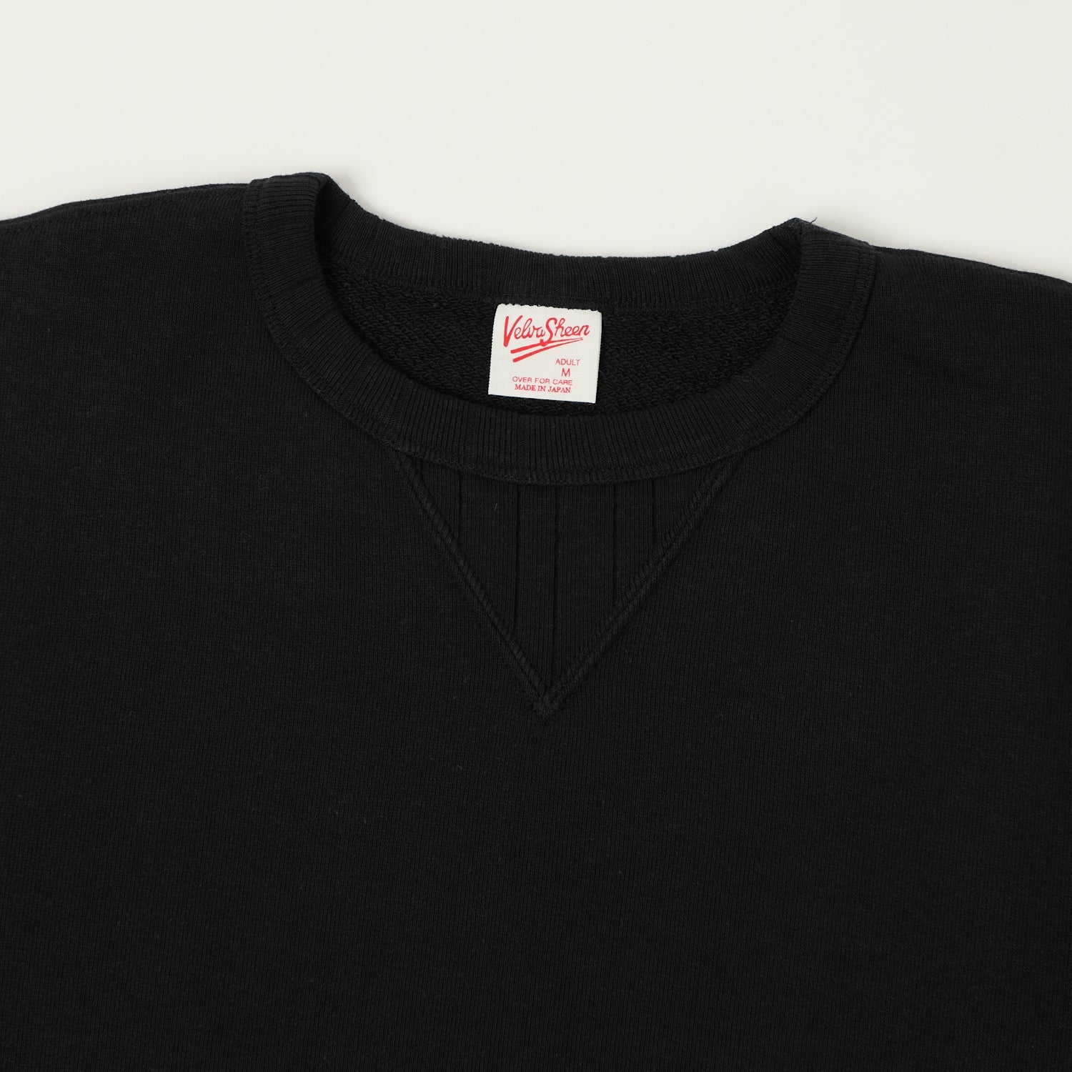 Velva Sheen Loopwheel Crew Sweat - Black