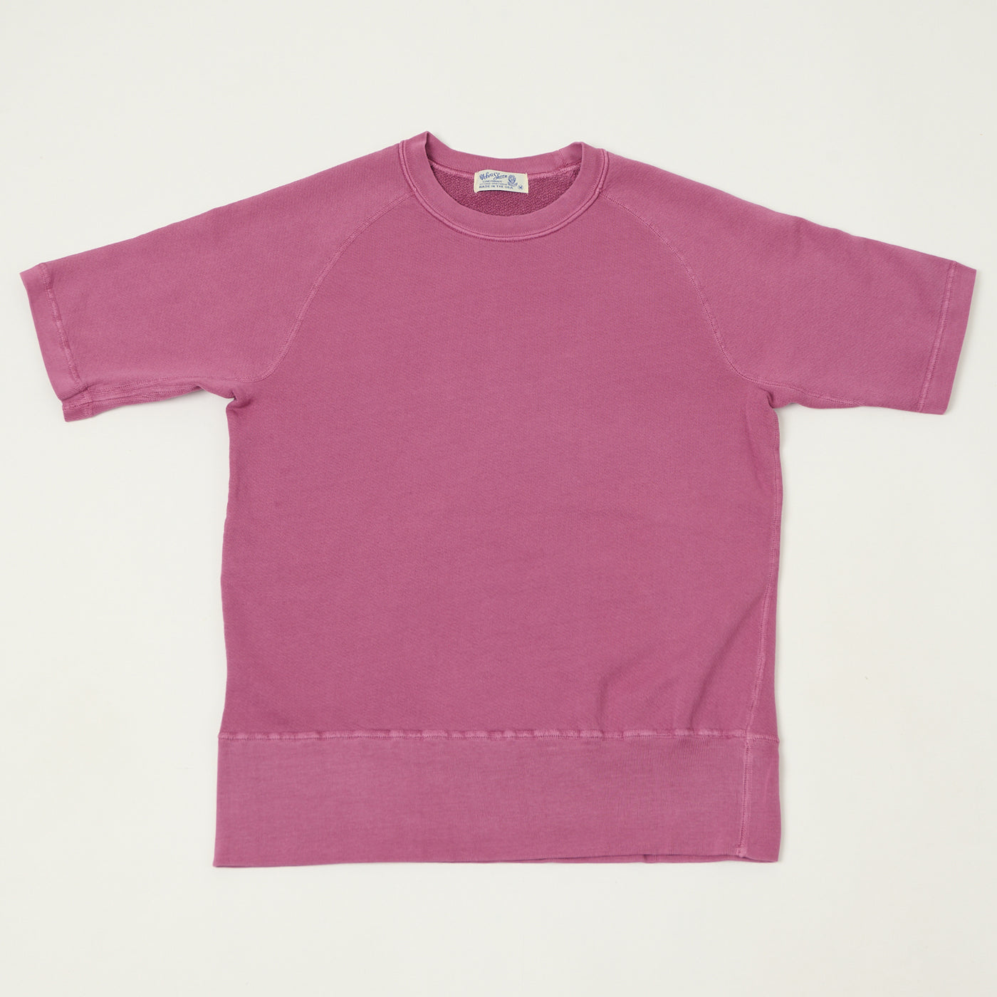 Velva Sheen Short Freedom Sleeve Sweat - Fuschia