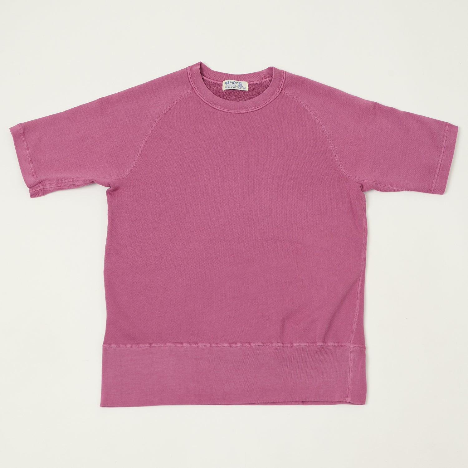 Velva Sheen Short Freedom Sleeve Sweat - Fuschia