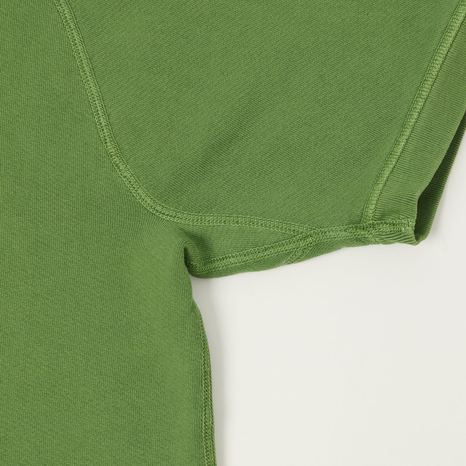 Velva Sheen Short Freedom Sleeve Sweat - Grass Green