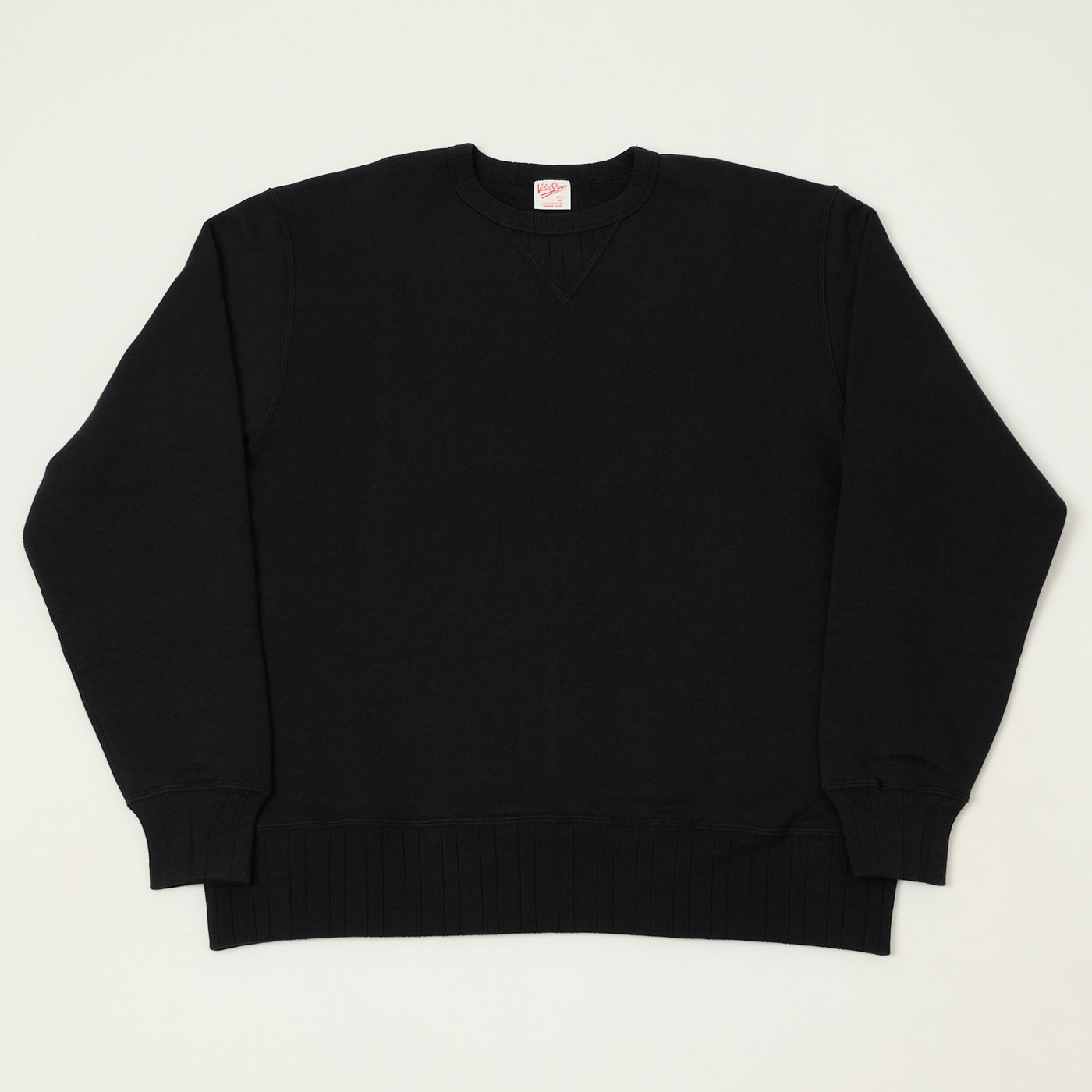 Velva Sheen Loopwheel Crew Sweat - Black