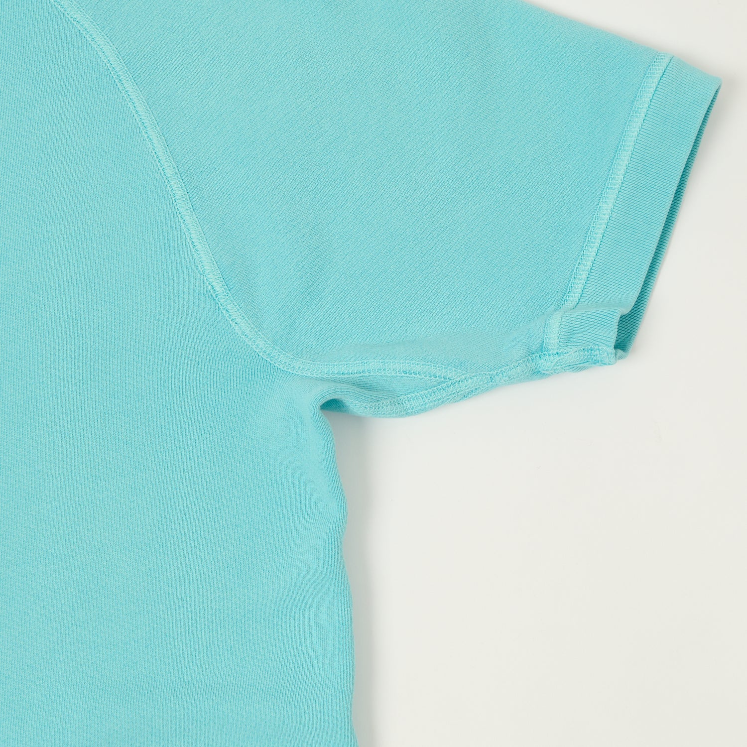 Velva Sheen Short Freedom Sleeve Sweat - Teal