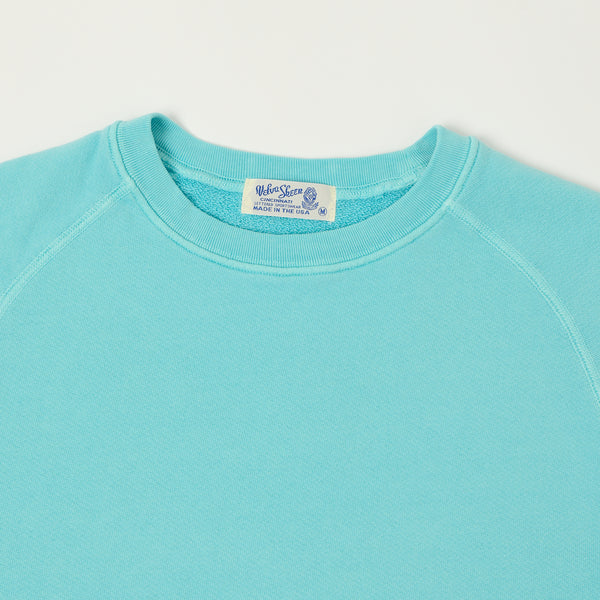 Velva Sheen Short Freedom Sleeve Sweat - Teal
