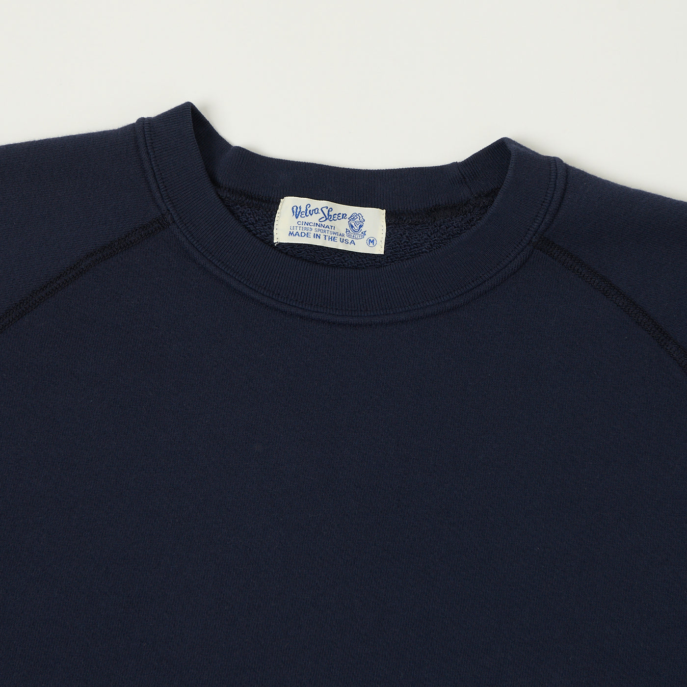 Velva Sheen Short Freedom Sleeve Sweat - Navy