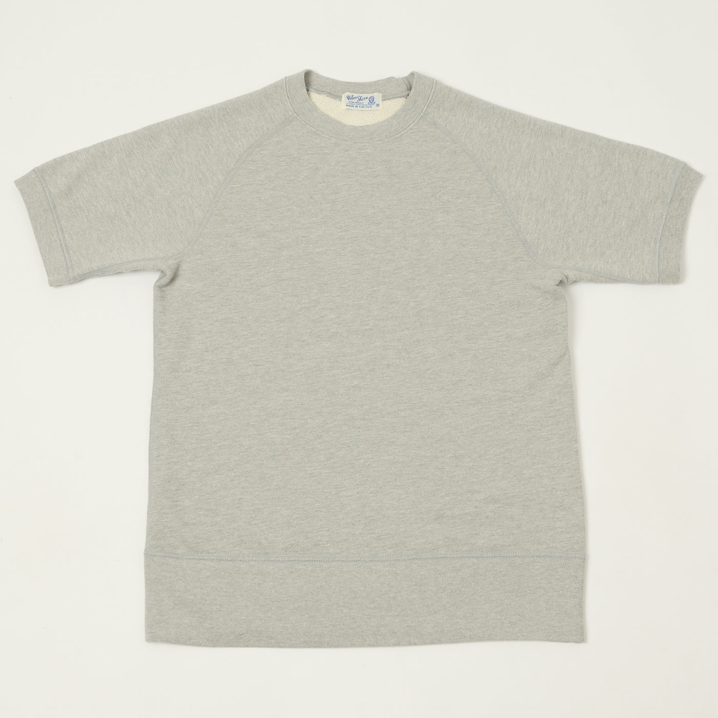 Velva Sheen Short Freedom Sleeve Sweat - Heather Grey