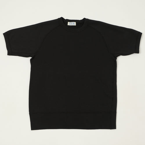 Velva Sheen Short Freedom Sleeve Sweat - Black