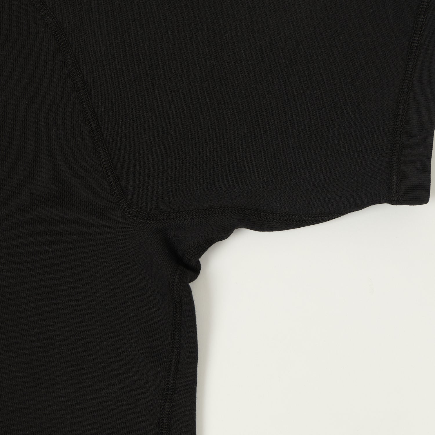 Velva Sheen Short Freedom Sleeve Sweat - Black