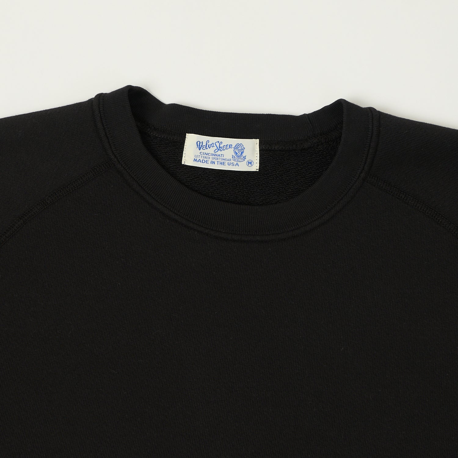 Velva Sheen Short Freedom Sleeve Sweat - Black