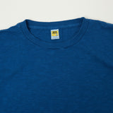 Velva Sheen Rolled Crew Neck T-Shirt - Blue