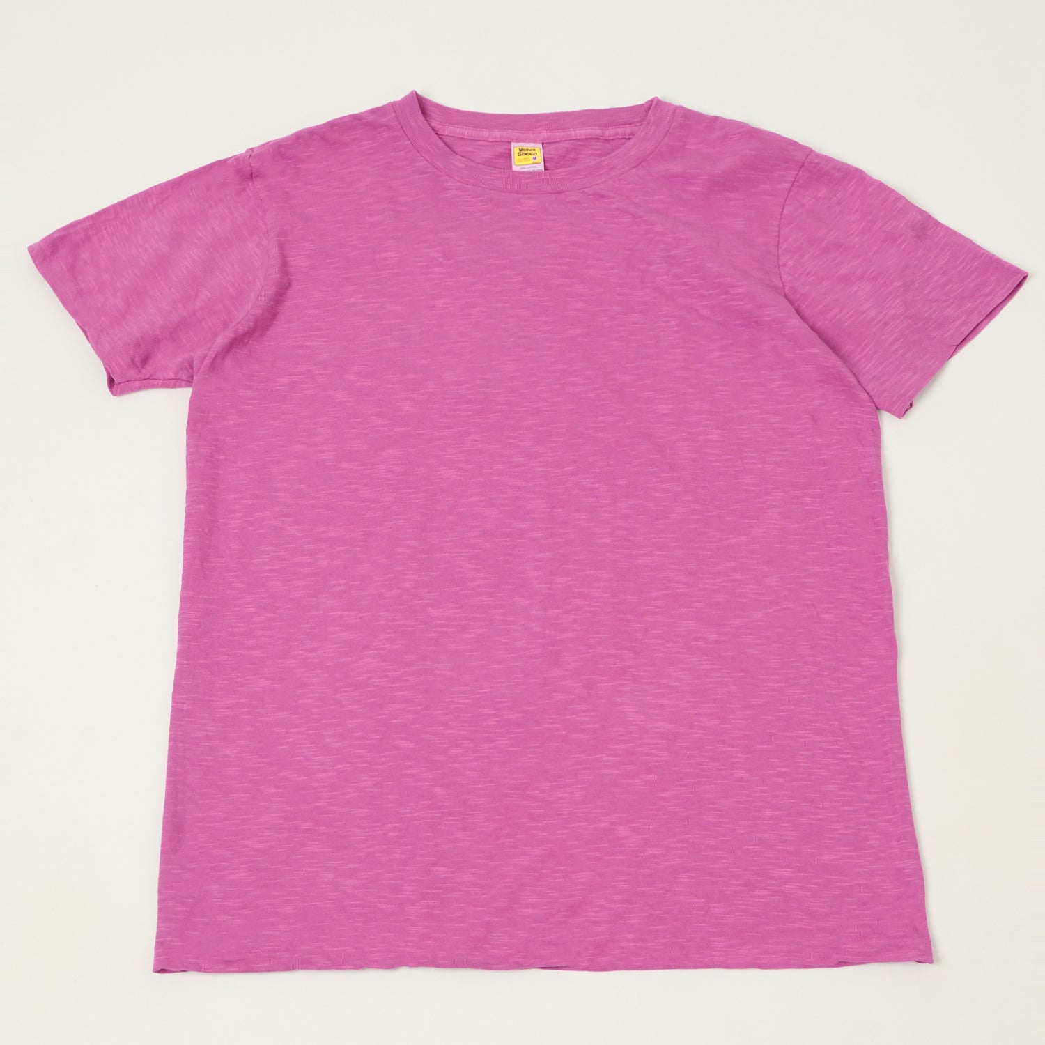Velva Sheen Rolled Crew Neck T-Shirt - Purple