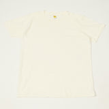 Velva Sheen Rolled Crew Neck T-Shirt - White