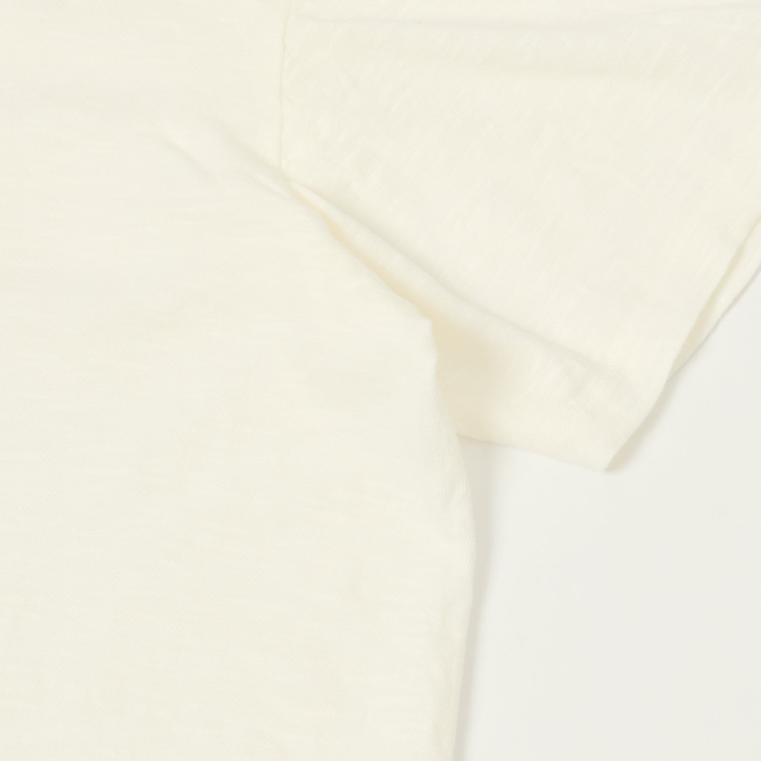 Velva Sheen Rolled Crew Neck T-Shirt - White