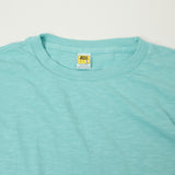 Velva Sheen Rolled Crew Neck T-Shirt - Teal