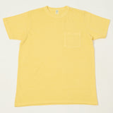 Velva Sheen Pigment Dyed Pocket T-Shirt - Yellow