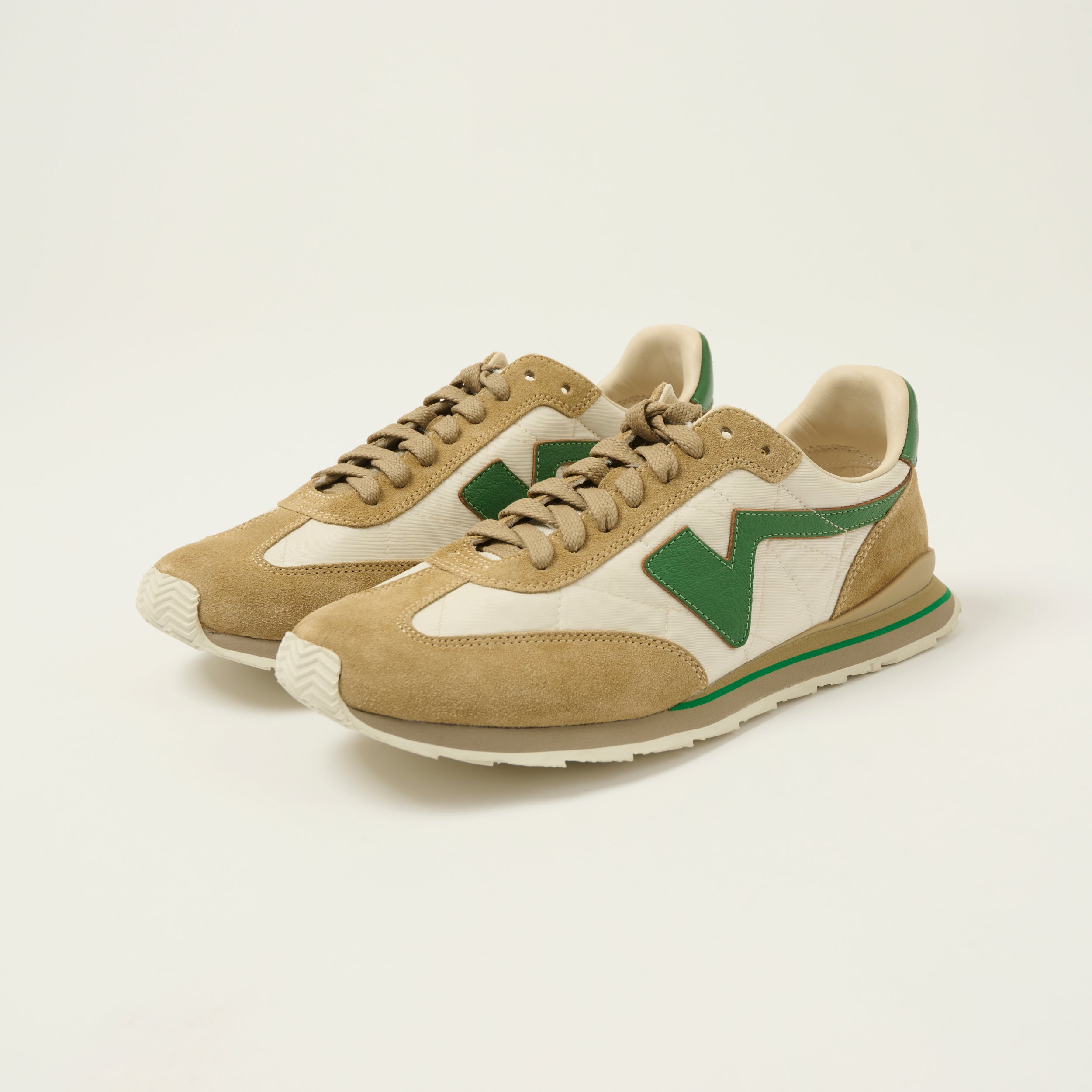 visvim 'FKT Runner' Leather Sneaker - Green