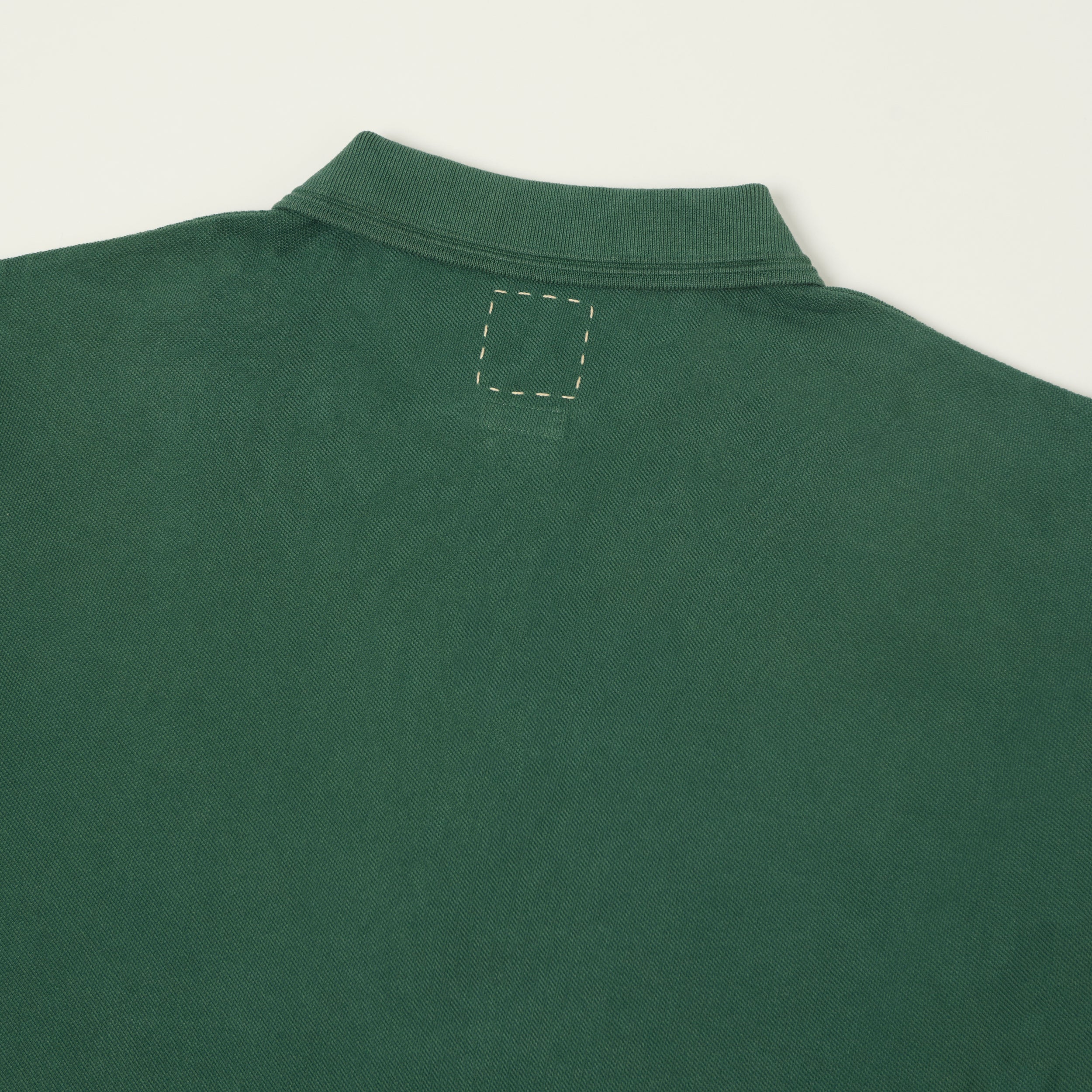 visvim 'Mondo Weller' Pique Polo Shirt - DMGD Green
