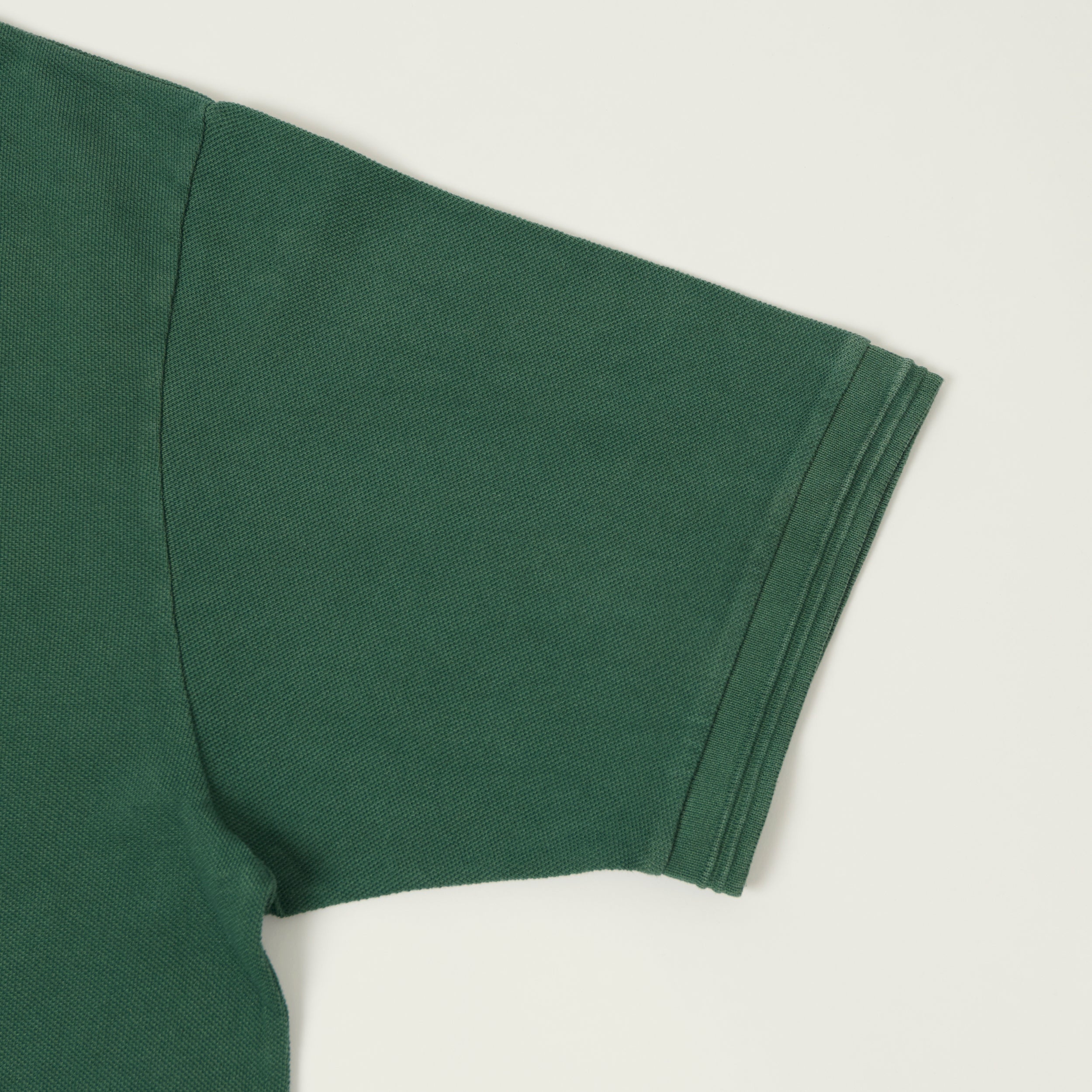 visvim 'Mondo Weller' Pique Polo Shirt - DMGD Green