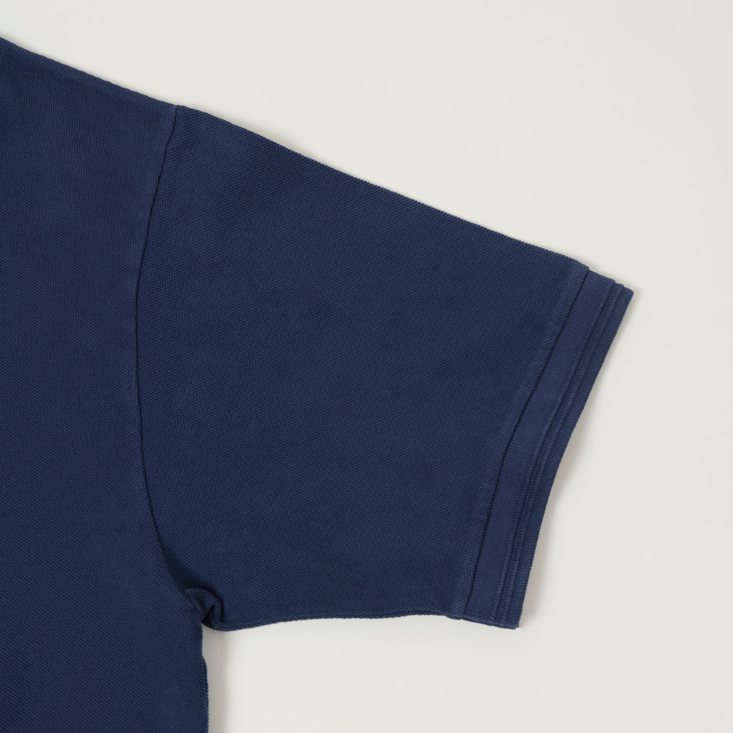 visvim 'Mondo Weller' Pique Polo Shirt - DMGD Navy