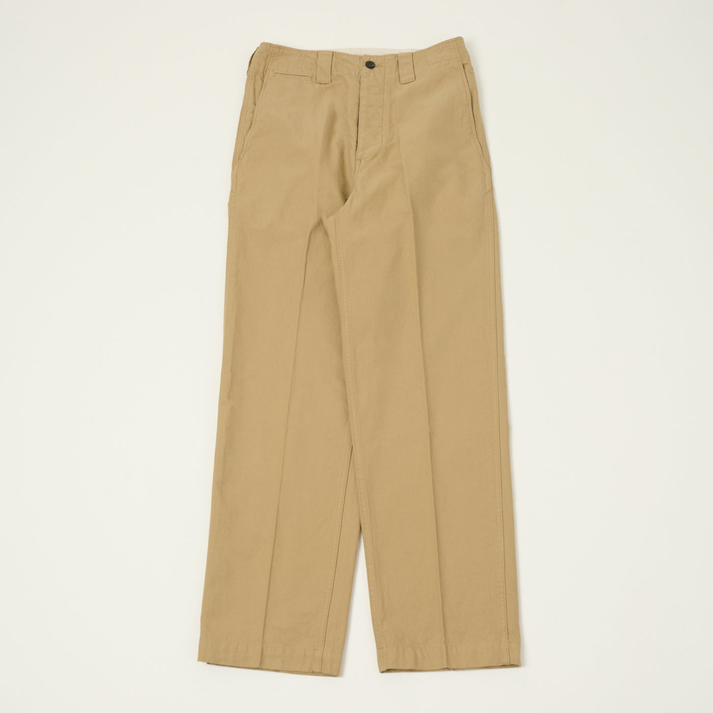visvim 'Saga' High Density Tapered Chino - Beige