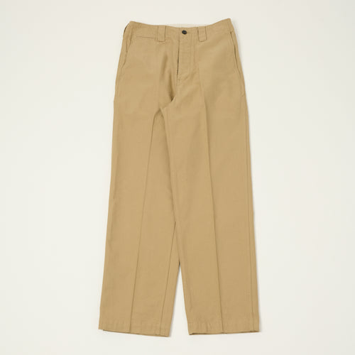 visvim 'Saga' High Density Tapered Chino - Beige