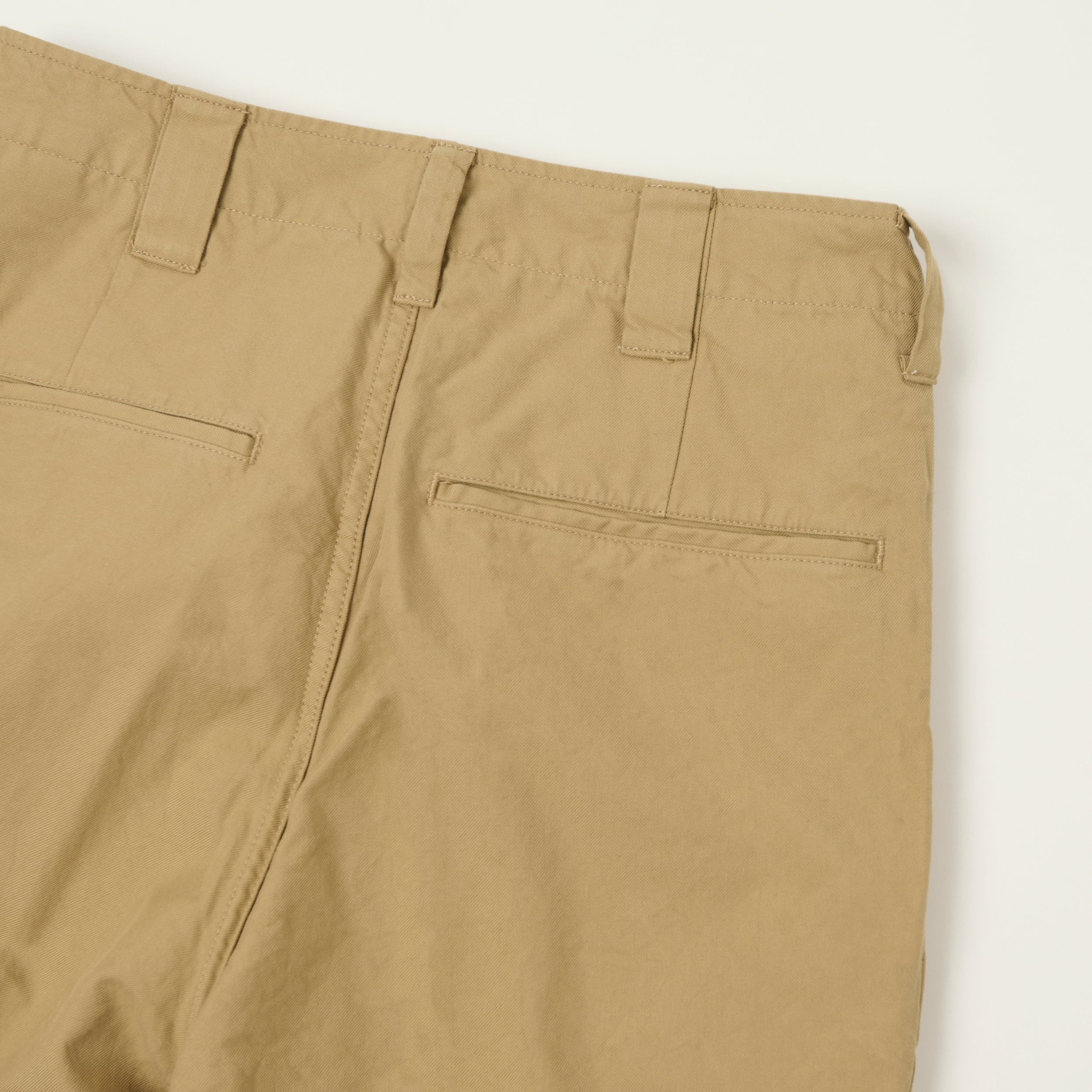 visvim 'Saga' High Density Tapered Chino - Beige