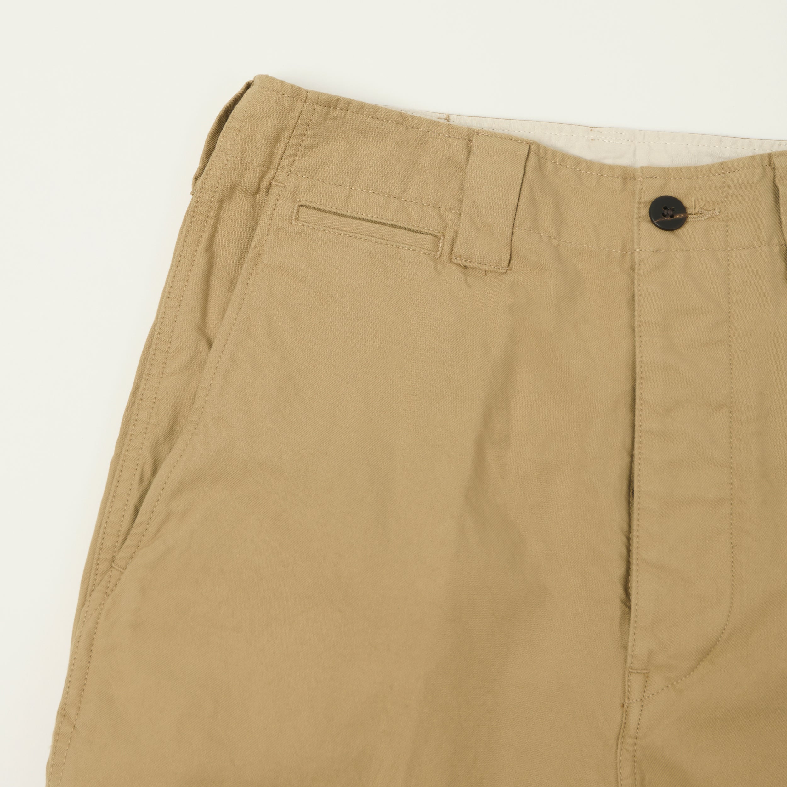visvim 'Saga' High Density Tapered Chino - Beige