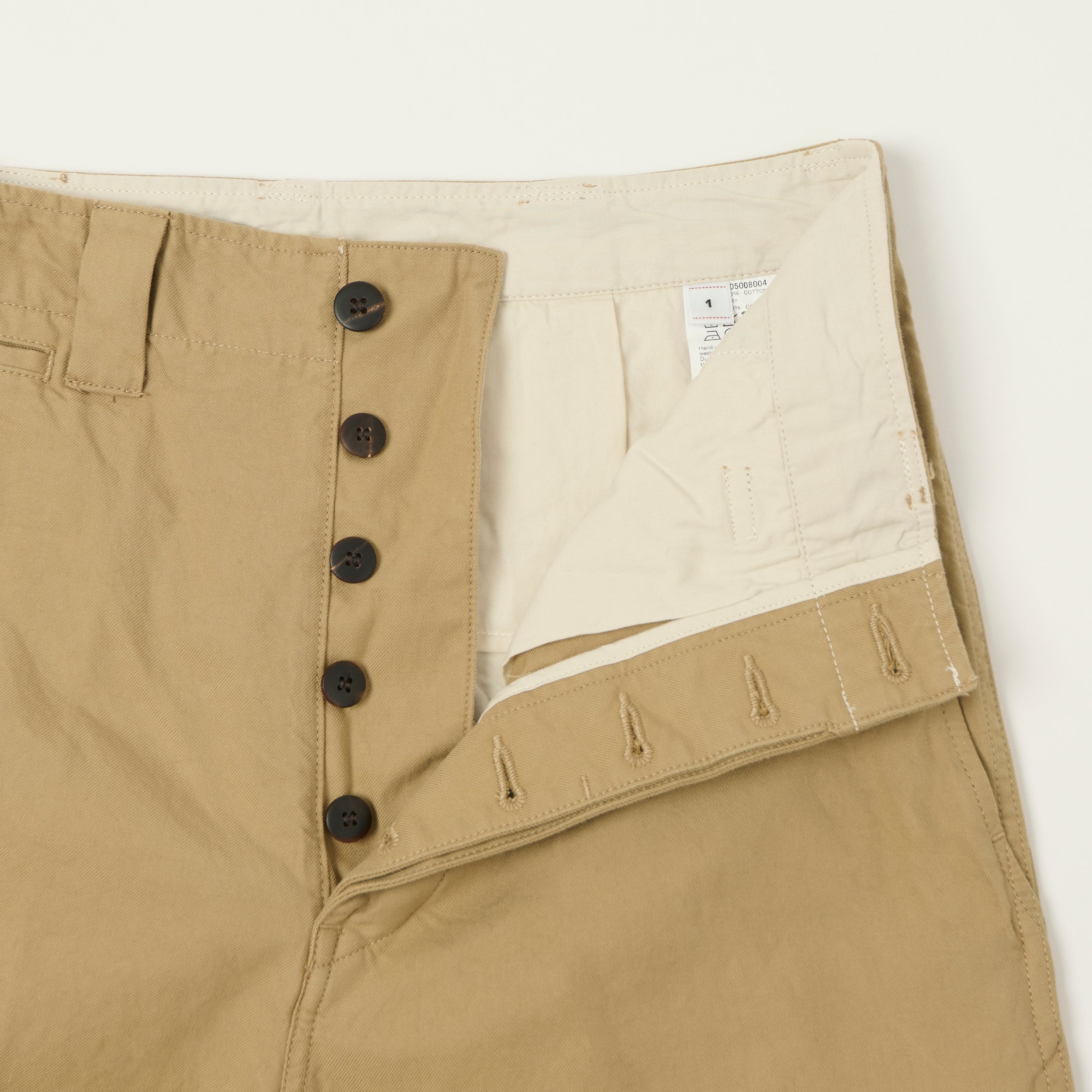 visvim 'Saga' High Density Tapered Chino - Beige