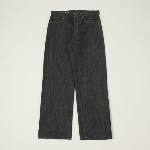 visvim 'Social Sculpture 01' Mud Over Dye Wide Straight Jean - Raw