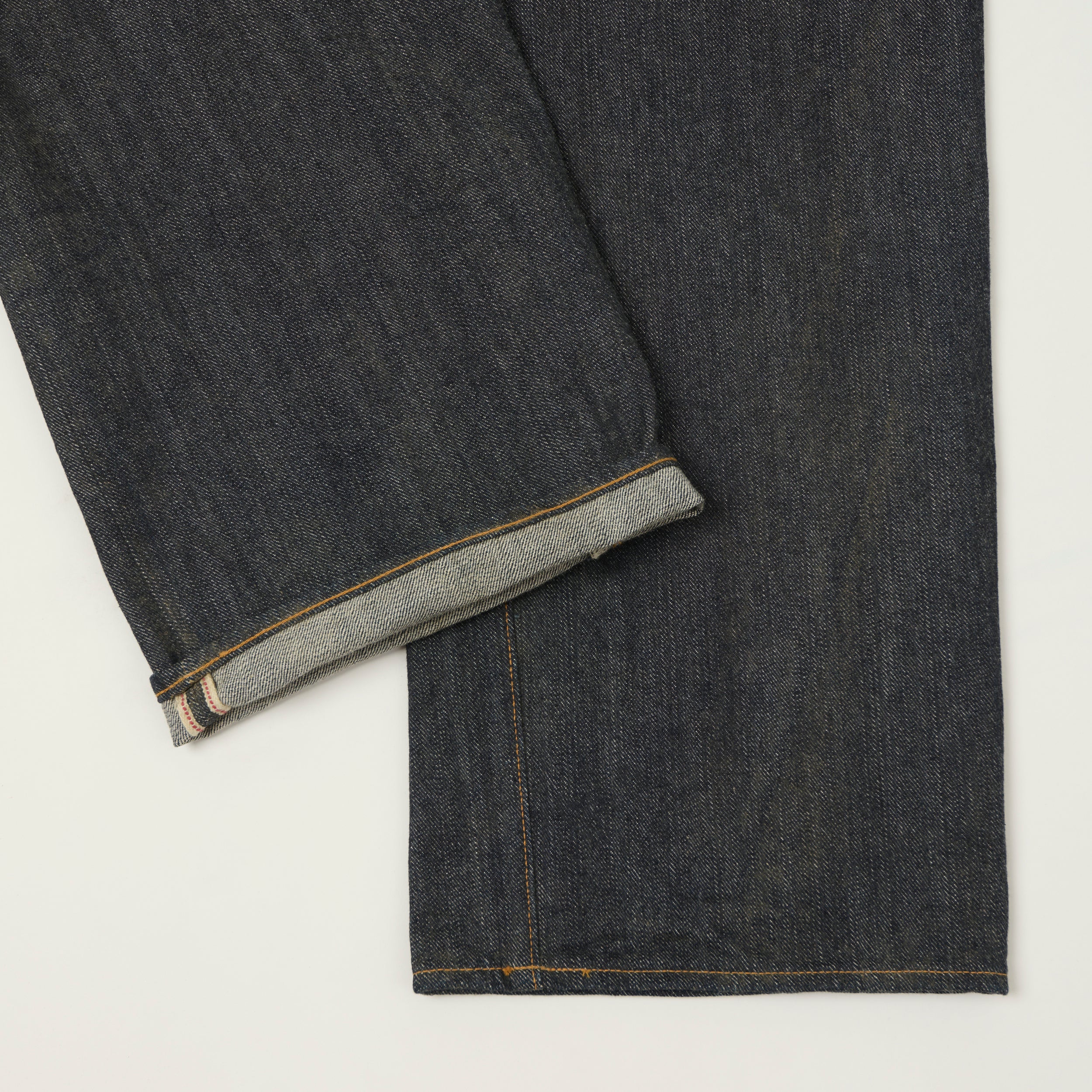 visvim 'Social Sculpture 01' Mud Over Dye Wide Straight Jean - Raw