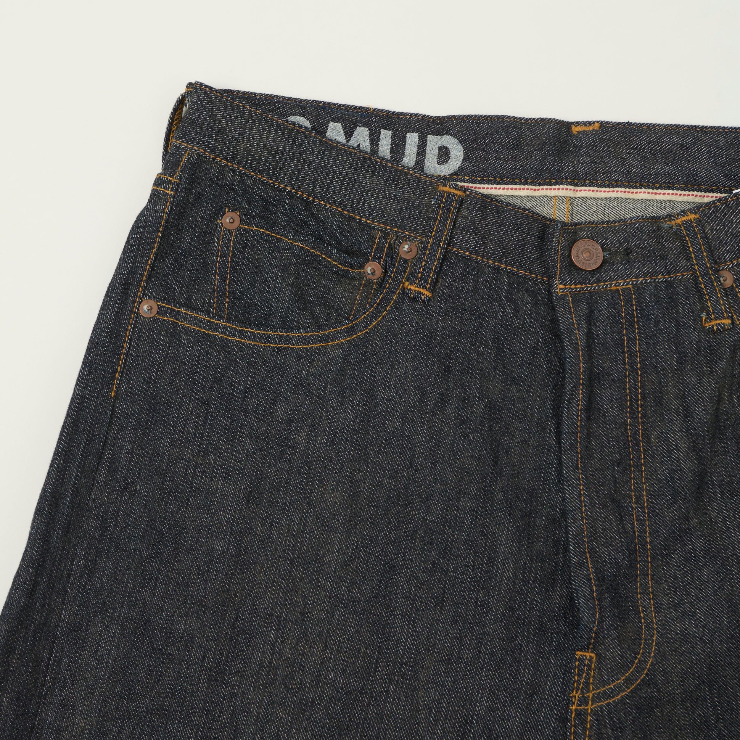 visvim 'Social Sculpture 01' Mud Over Dye Wide Straight Jean - Raw