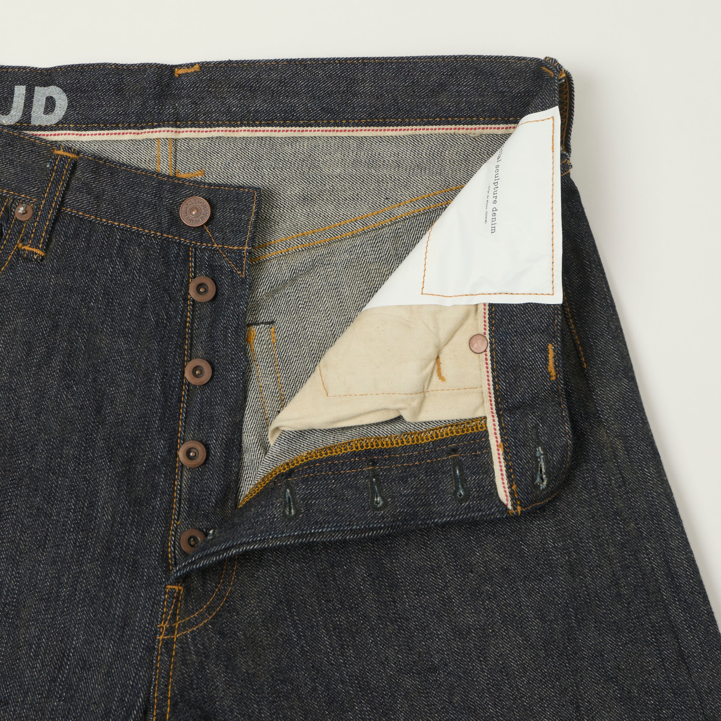 visvim 'Social Sculpture 01' Mud Over Dye Wide Straight Jean - Raw