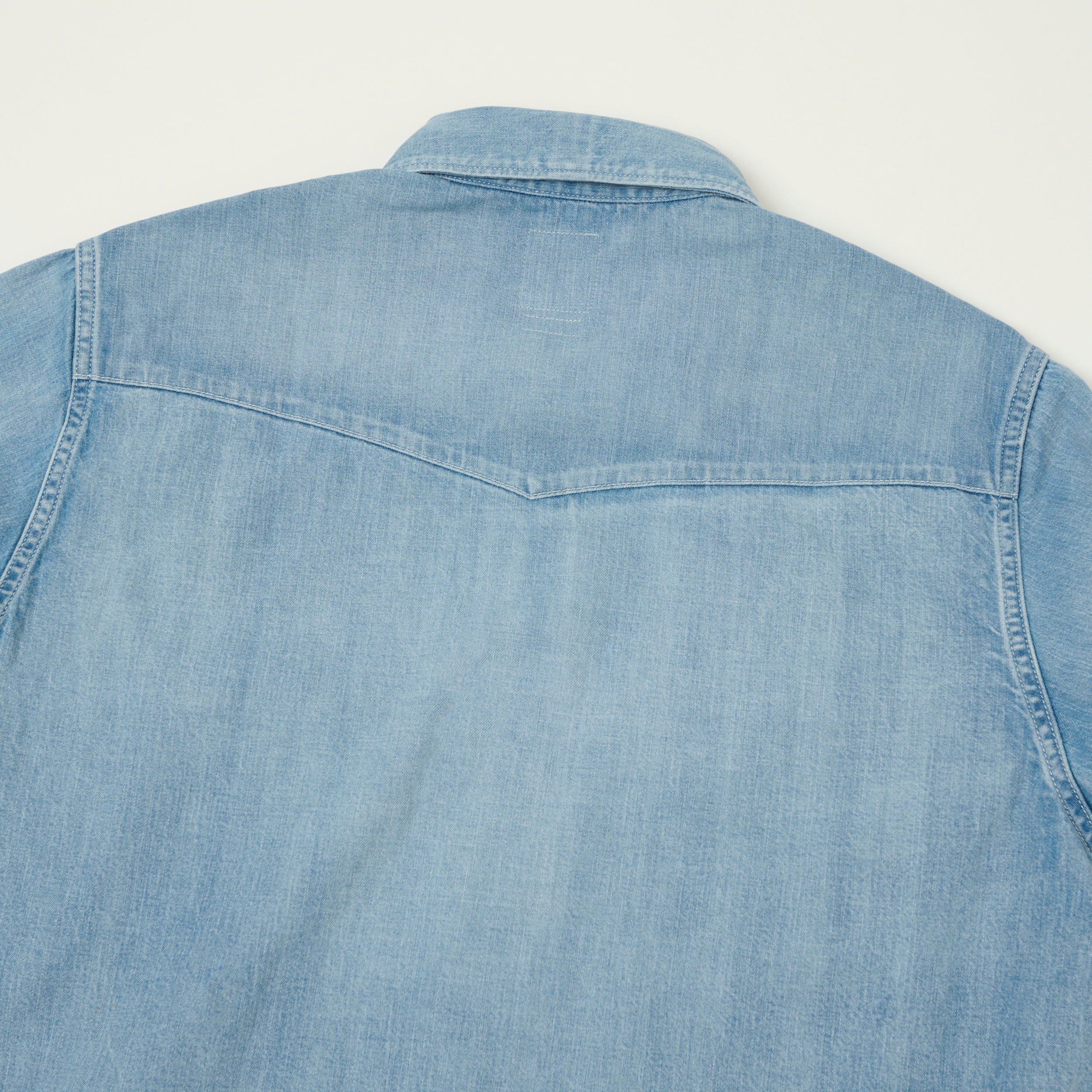 visvim 'Social Sculpture' Denim Western Shirt - Light Wash
