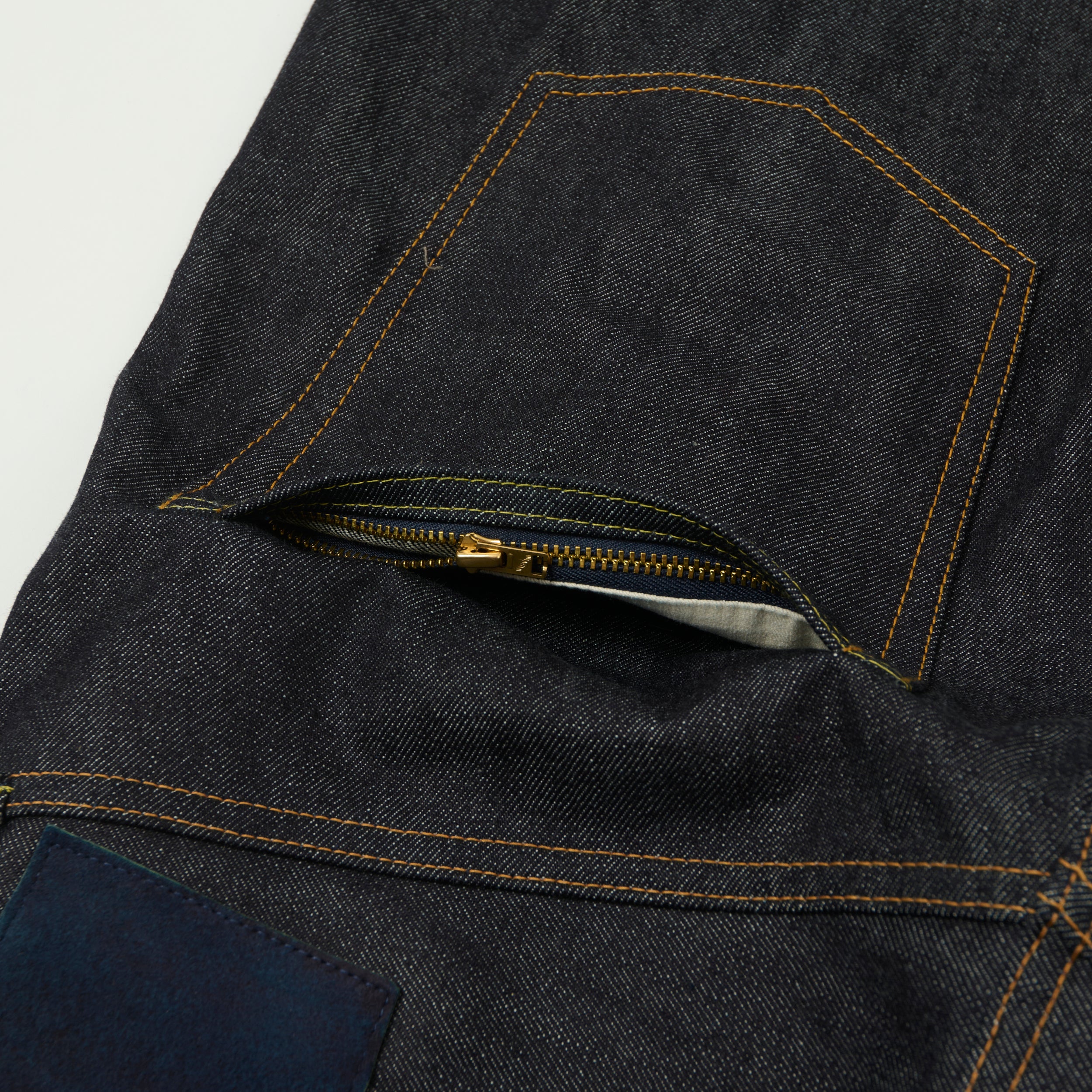 visvim 13oz 'Social Sculpture 01' Wide Straight Jean - Unwashed