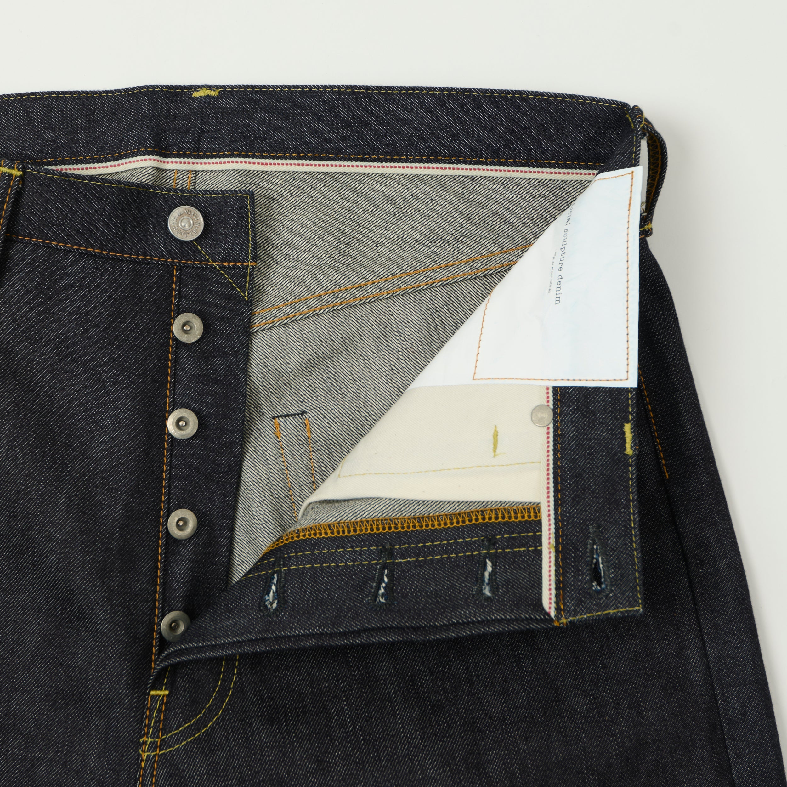 visvim 13oz 'Social Sculpture 01' Wide Straight Jean - Unwashed