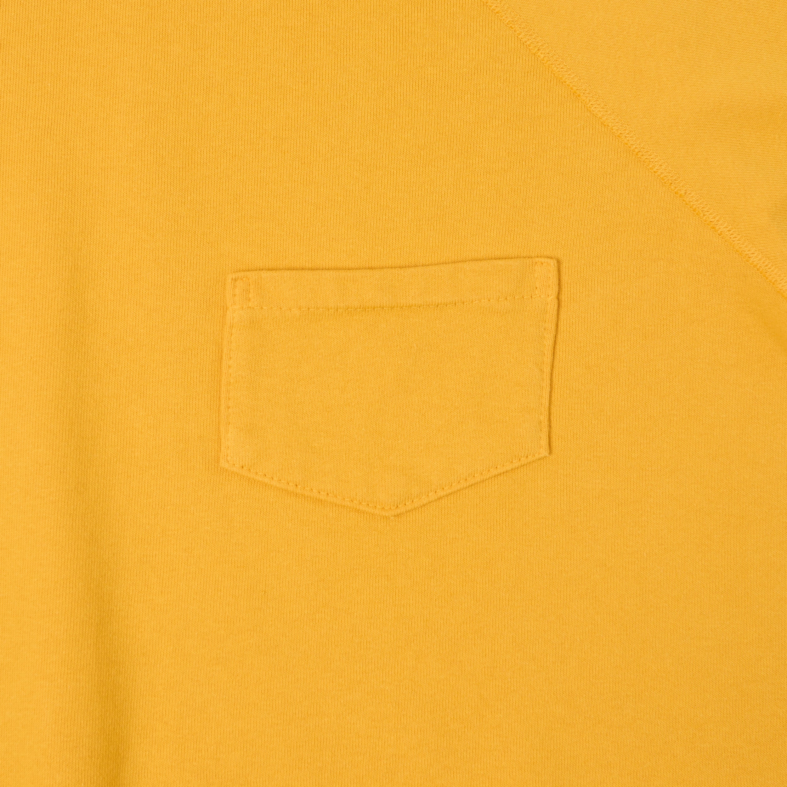Warehouse & Co 4105 Short Sleeve Pocket Sweatshirt - Yellow