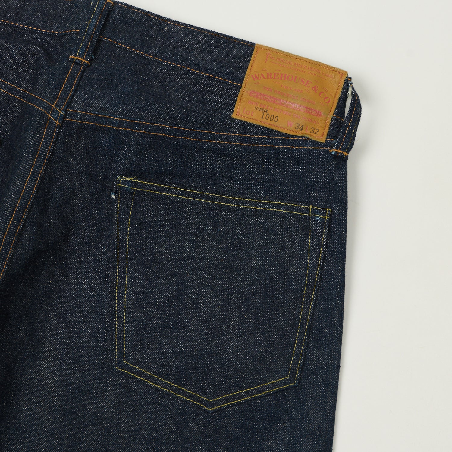 Warehouse & Co 1000 (1000XX) 13.75oz Loose Straight Jean - Raw