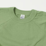 Warehouse 4105 Short Sleeve Pocket Sweatshirt - Pale Green