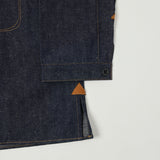 Warehouse & Co 1880 Heavy Leather Bound Greenbaum' Jacket - Indigo Denim 2213