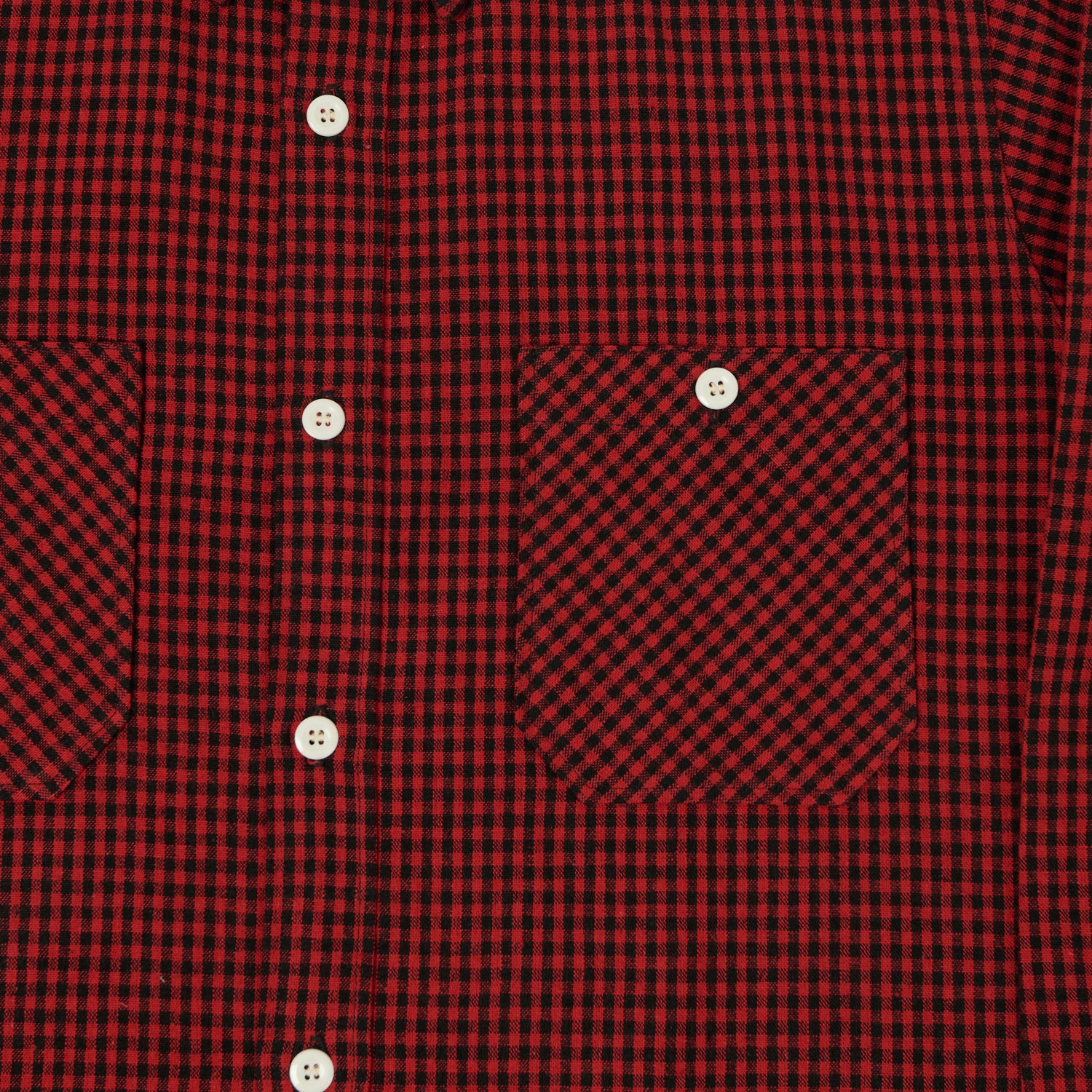 Warehouse & Co 3055 Duck Digger Gingham Work Shirt - Red