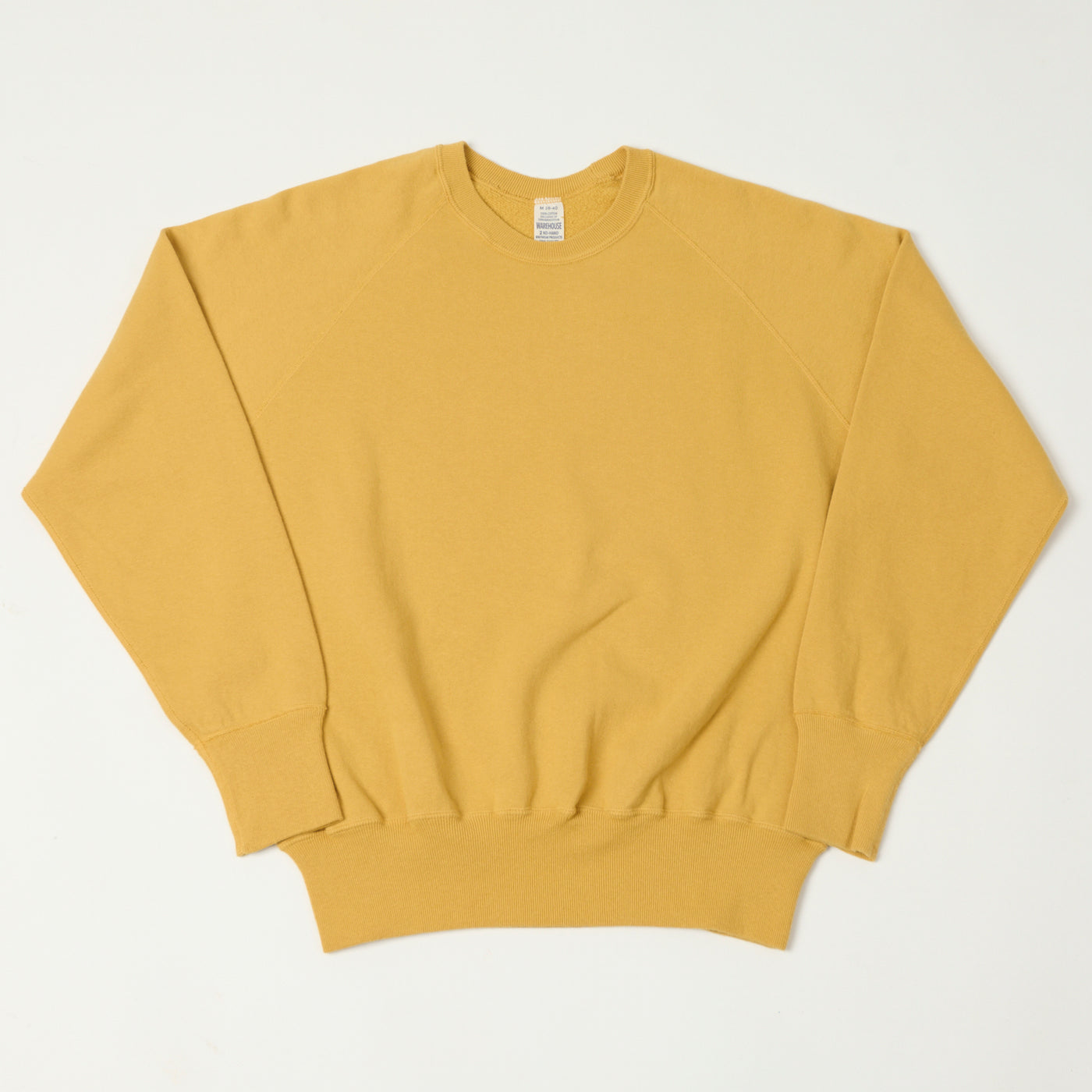 Warehouse & Co 461 Raglan Sleeve Sweatshirt - Mustard