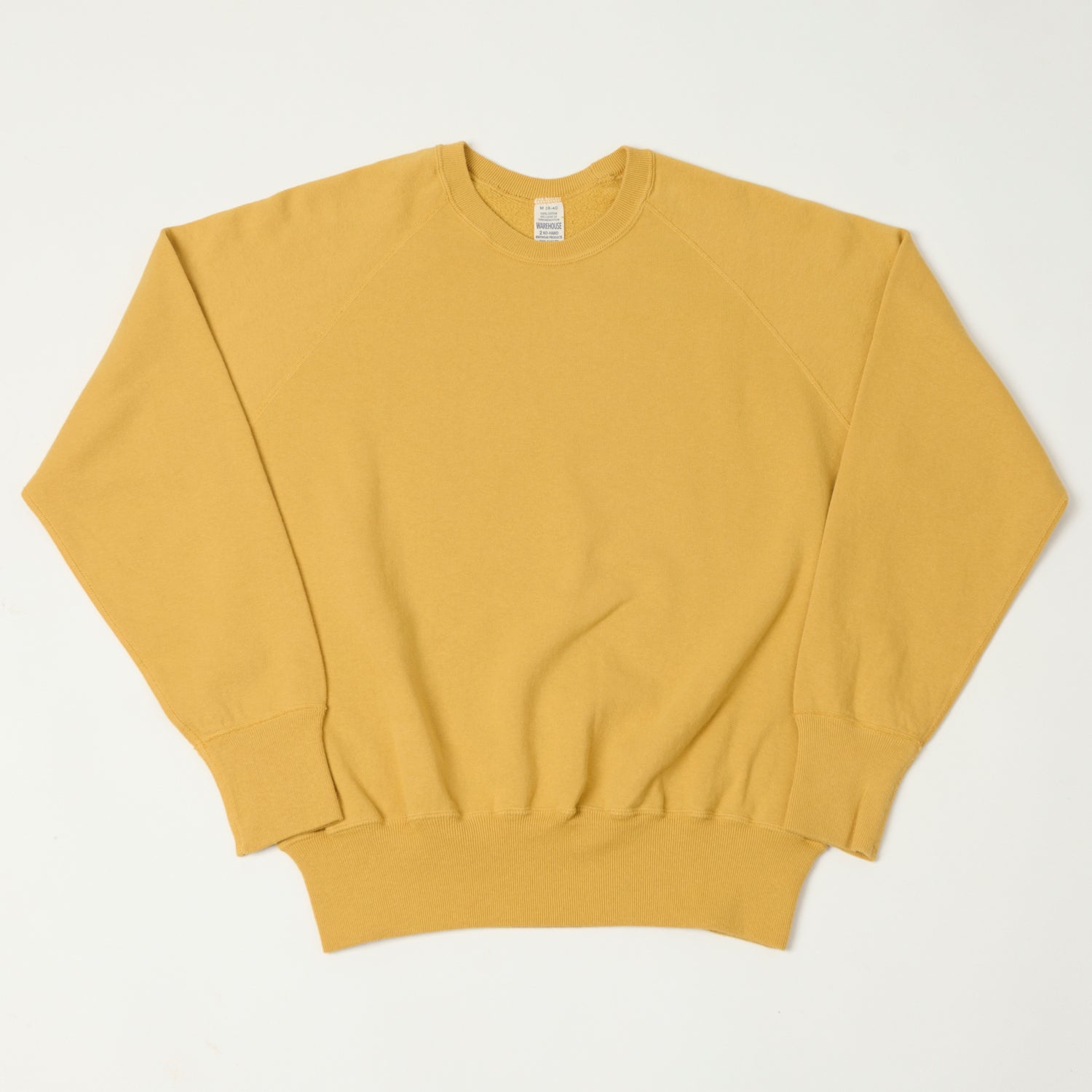 Warehouse & Co 461 Raglan Sleeve Sweatshirt - Mustard