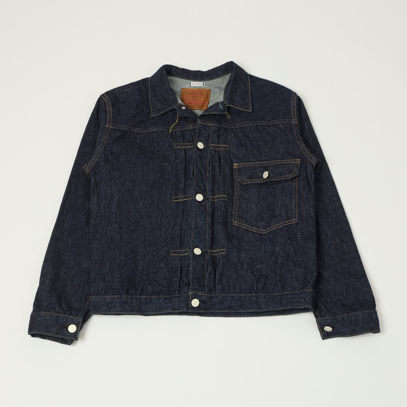 Warehouse & Co 2001 Duck Digger T-Back Type I Denim Jacket - One Wash