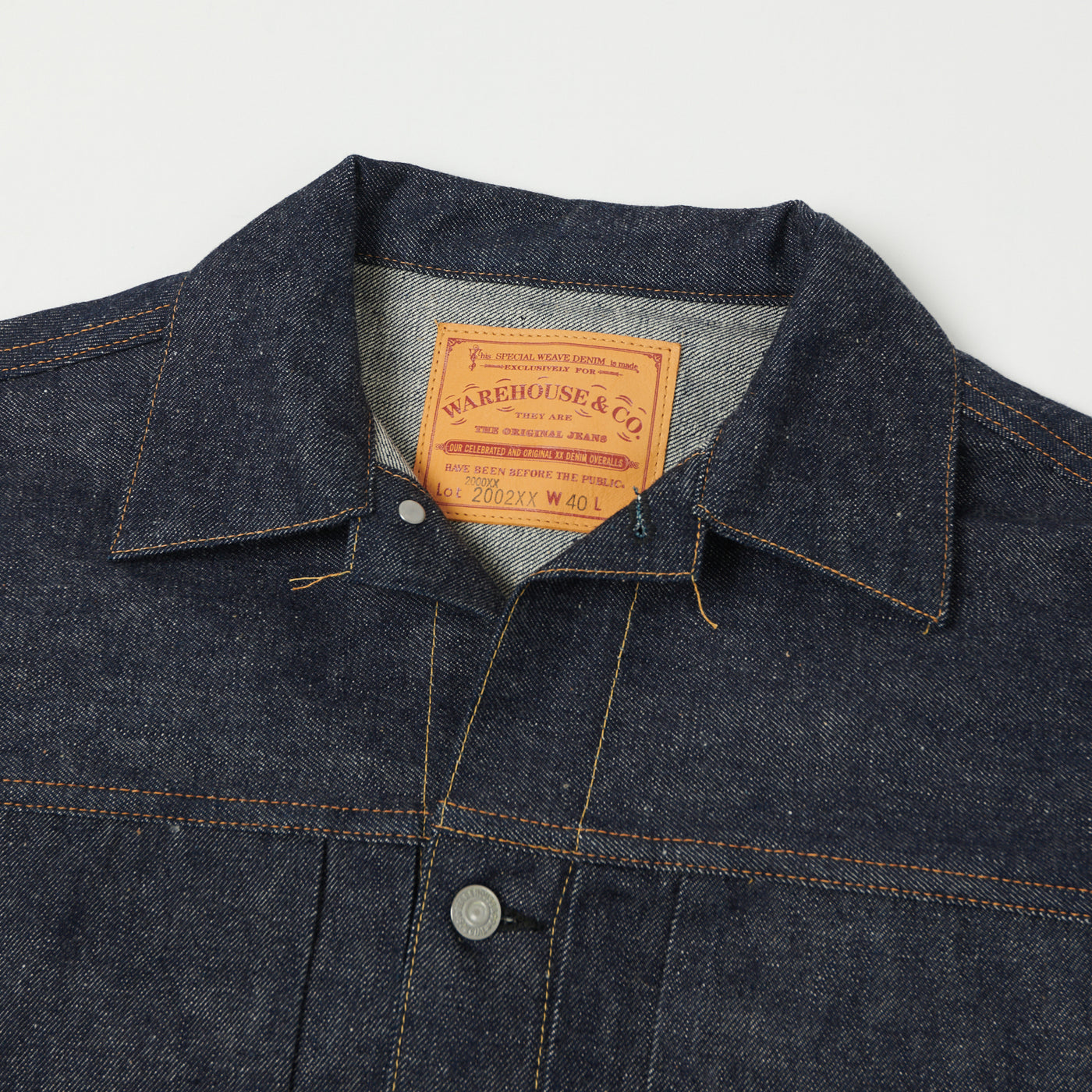 Warehouse & Co 2002XX (2000XX) 1953 Model Type II Denim Jacket - Raw