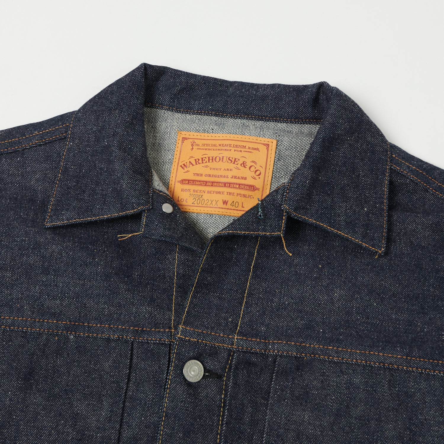 Warehouse & Co 2002XX (2000XX) 1953 Model Type II Denim Jacket - Raw